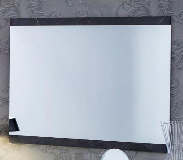 Product photograph of Cristal Grey Italian Rectangular Wall Mirror - 110cm X 90cm from Choice Furniture Superstore.